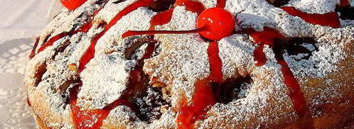 пирог с вишней день-ночь. Шаг 7