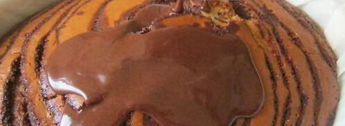 пирог зебра. Шаг 5