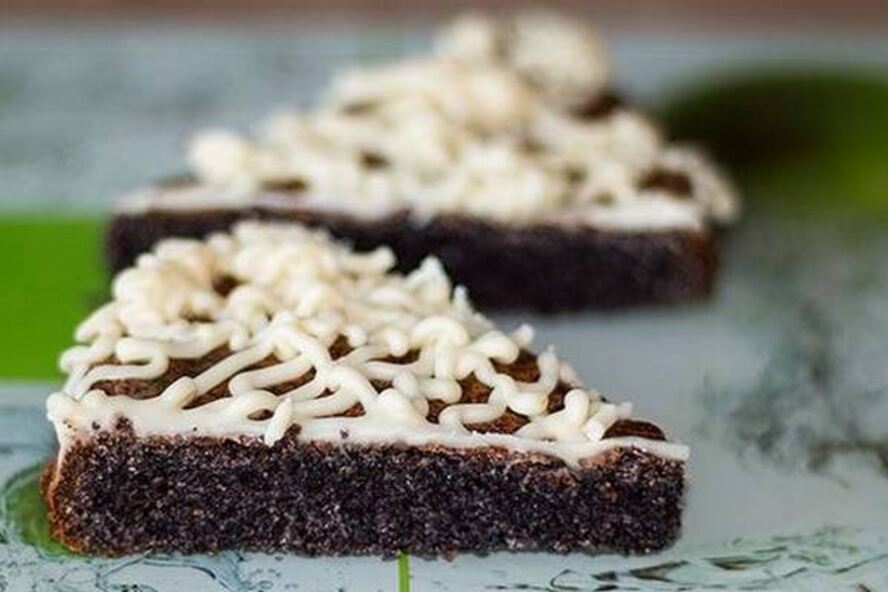 Рецепт простой маковый пирог с ванилью