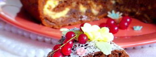 шоколадно-творожный пирог с черешней. Шаг 14