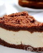 Шоколадный пирог с творогом