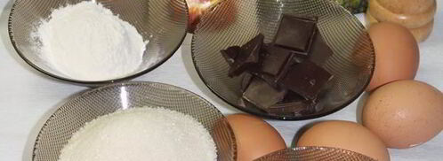 шоколадный пирог с творожной начинкой. Шаг 5