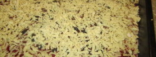 тертый пирог с творогом. Шаг 6