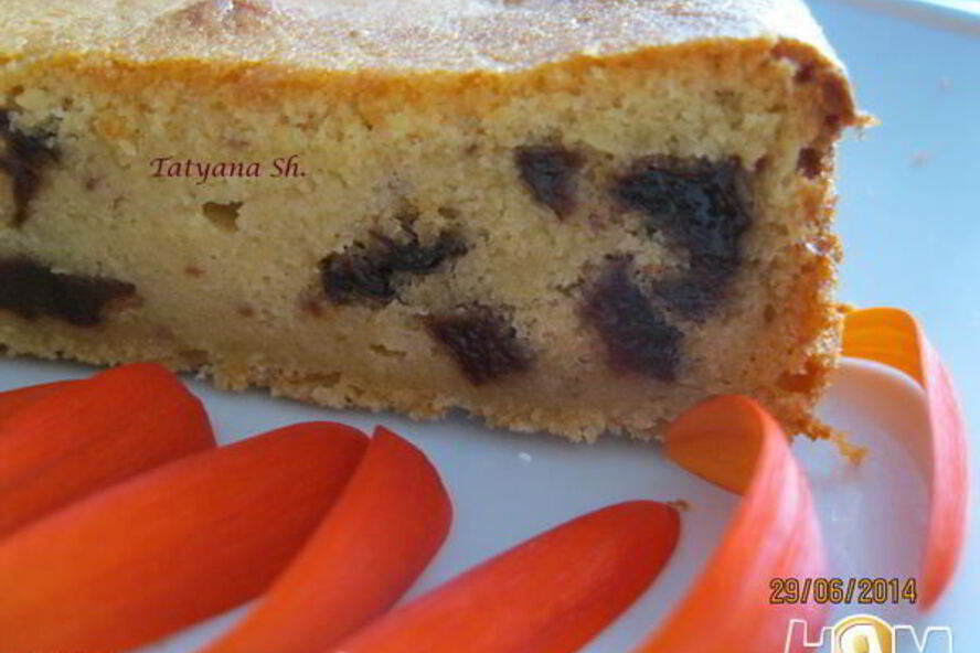 Рецепт творожный пирог с черносливом и цитрусовыми
