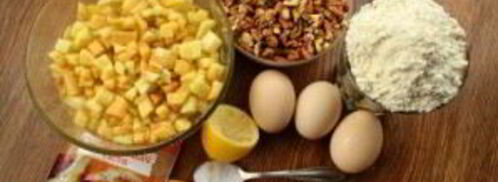 яблочный пирог с орехами рассвет. Шаг 3