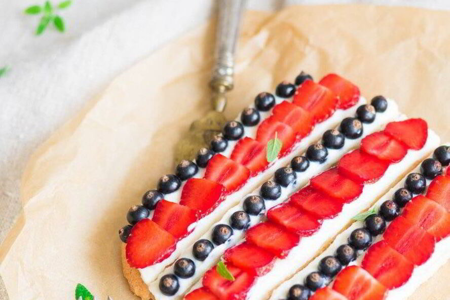 Рецепт ягодный пирог по линейке