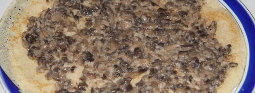 блинчатые пирожки с грибами улитки. Шаг 7