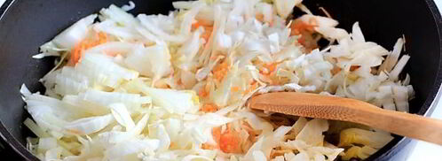 картофельные пирожки с капустой. Шаг 7