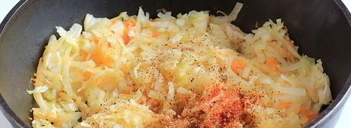 картофельные пирожки с капустой. Шаг 8