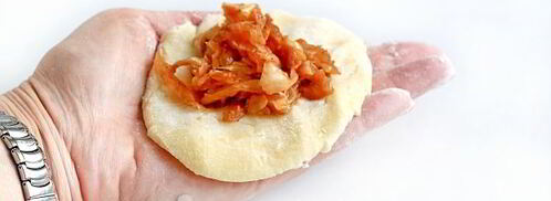 картофельные пирожки с капустой. Шаг 11