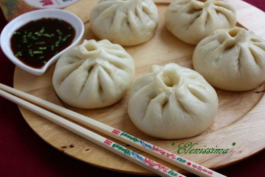 Рецепт китайские пирожки с лососем