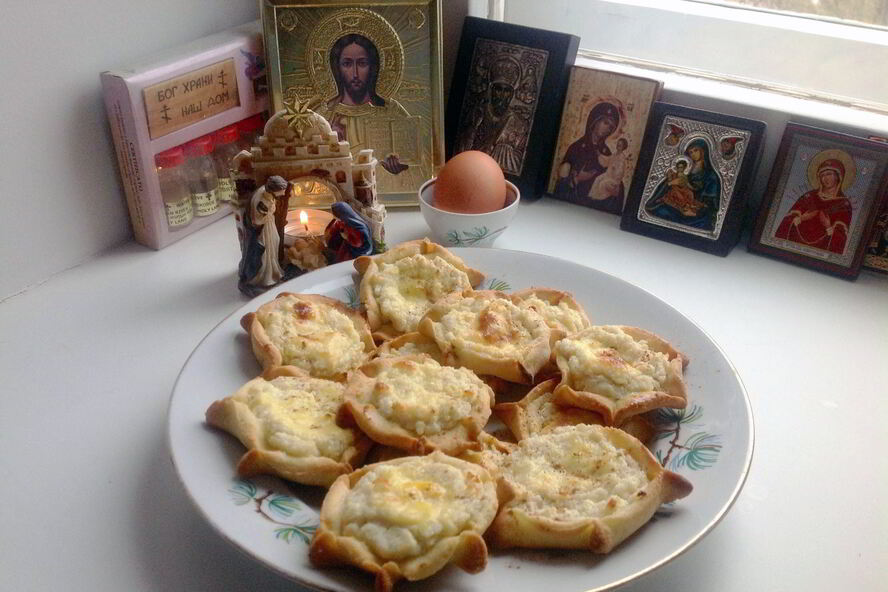 Рецепт пасхальные греческие пирожки калицуния