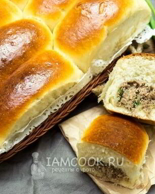 Печеные пирожки с говядиной и зеленым луком