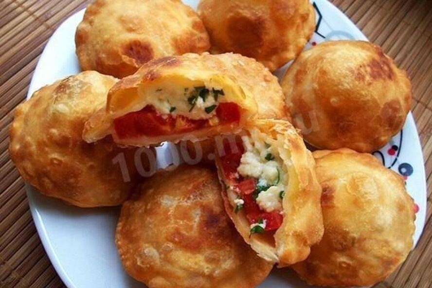 Рецепт пирожков бомбочек с брынзоя
