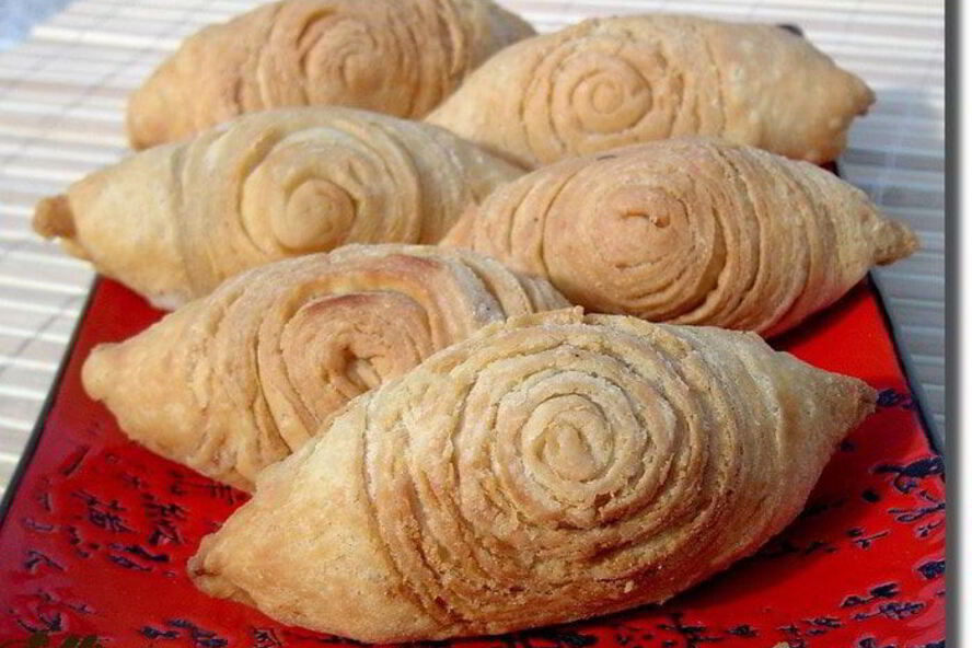 Рецепт пирожки из домашнего слоеного теста из малайзии