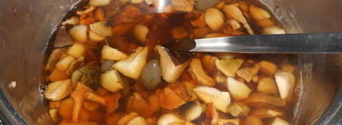 пирожки печеные с ливером и с грибами. Шаг 9