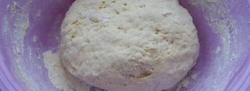 пирожки погача с колбасой и сыром. Шаг 2