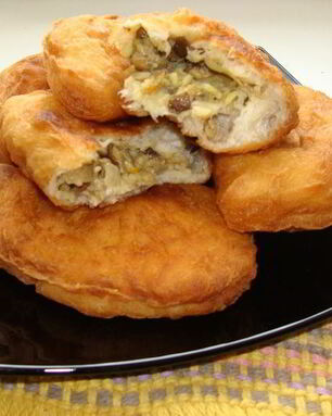Пирожки с белыми грибочками