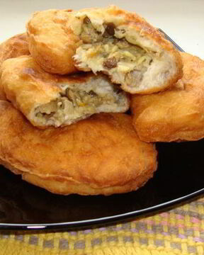 Пирожки с белыми грибочками