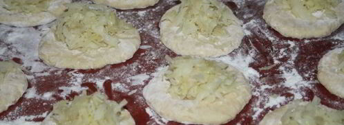 пирожки с капустой на кефирном тесте. Шаг 3