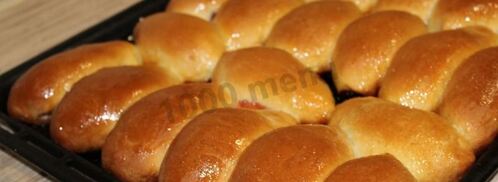 пирожки с клубникой из дрожжевого теста в духовке. Шаг 29