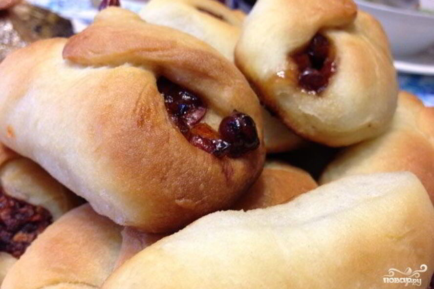 Рецепт пирожков с клюквого