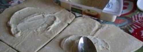 пирожки с курицей и сыром в духовке. Шаг 3