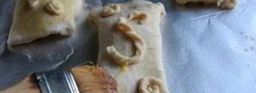 пирожки с курицей и сыром в духовке. Шаг 5