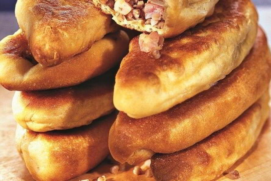 Рецепт пирожки с квашеной капустой и утиными шкварками