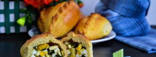 пирожки с луком и яйцом в духовке. Шаг 16