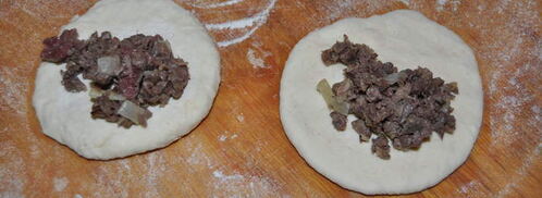 пирожки с мясом. Шаг 4