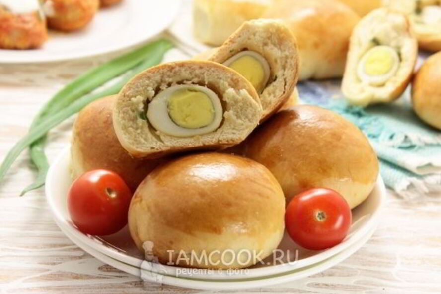 Рецепт пирожки с перепелиными яйцами