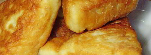 пирожки с яблоками и изюмом на сковороде. Шаг 9