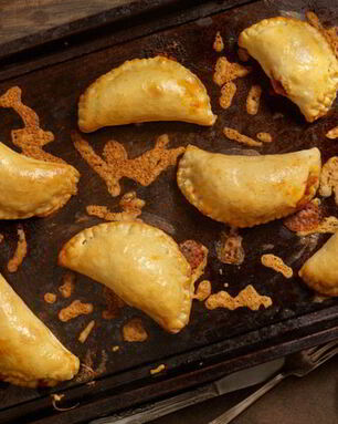 Пирожки с зеленым луком