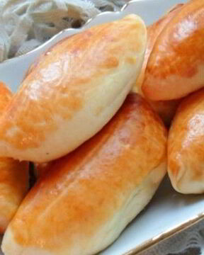 Сибирские пирожки с тыквой и калиной