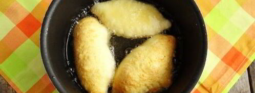 жареные пирожки из творожного теста. Шаг 15