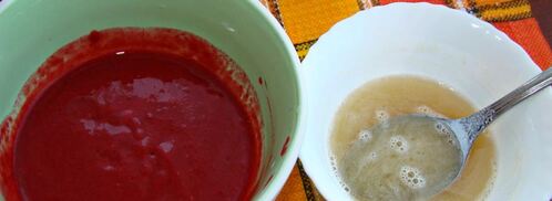 ажурные пирожные с малиновым муссом и джемом. Шаг 7