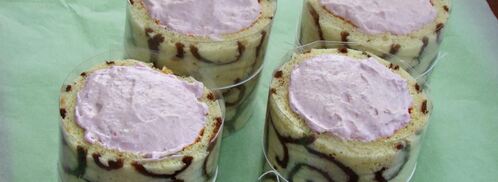 ажурные пирожные с малиновым муссом и джемом. Шаг 10