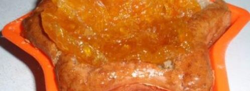 бананово-творожные пирожные с мандариновыми цукатами. Шаг 4