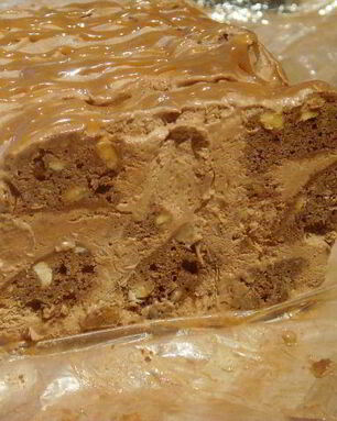 Брауни и шоколадный парфе