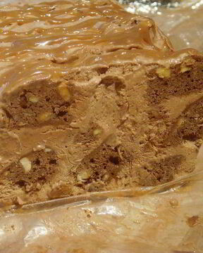 Брауни и шоколадный парфе