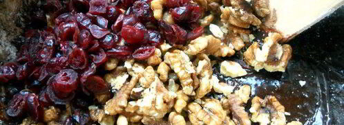 брауни с клюквой и грецкими орехами. Шаг 6