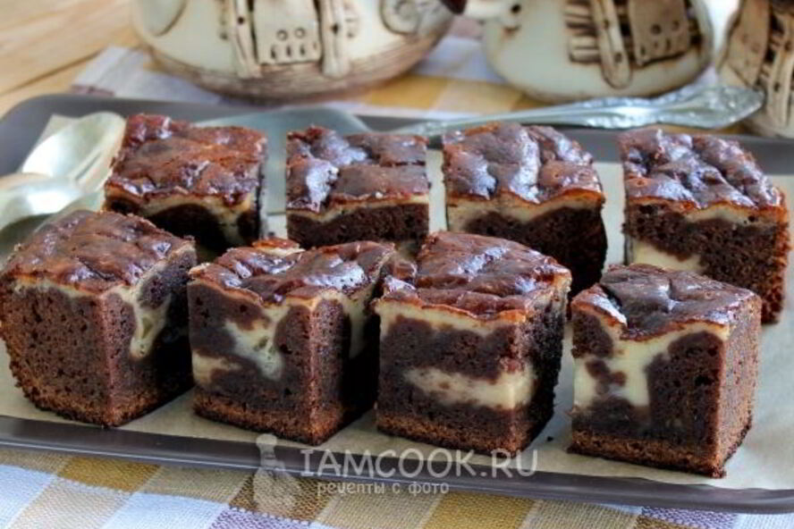 Рецепт брауни с маскарпоне