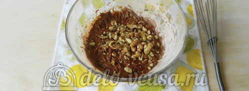 брауни с орехами. Шаг 6