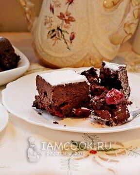 Брауни с вишней