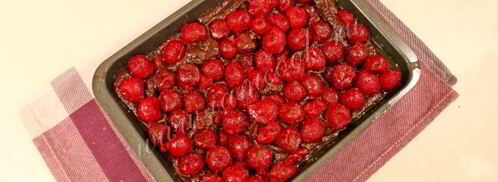 брауни с вишней. Шаг 7