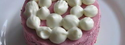 фисташковое пирожное с брусничным семифредо. Шаг 26