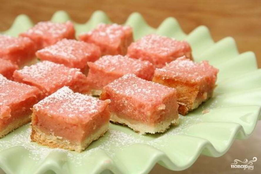 Рецепт лимонно-клубничные пирожные