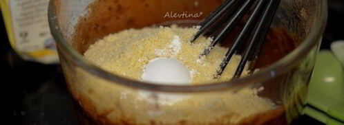 миндальный брауни праздничный. Шаг 2