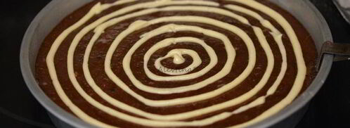 миндальный брауни праздничный. Шаг 5